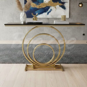 Triple Ring Console Table
