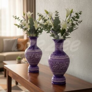 striped wooden roti hotpot (chapati box)