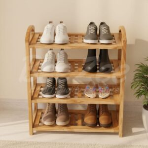 Wooden Shoe Rack