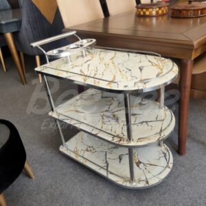 Luxury UV Sheet Serving Trolley (with Holders)