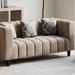 Channel Tufted Accent Sofa