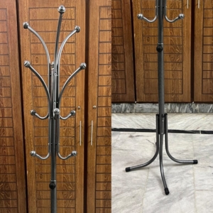 Freestanding Metal Coat and Hat Stand